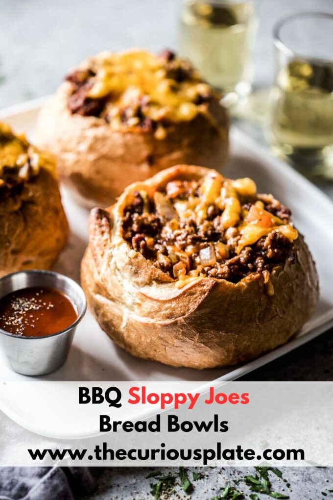 BBQ sloppy joe bread bowls