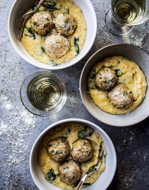 Italian wedding chicken meatballs