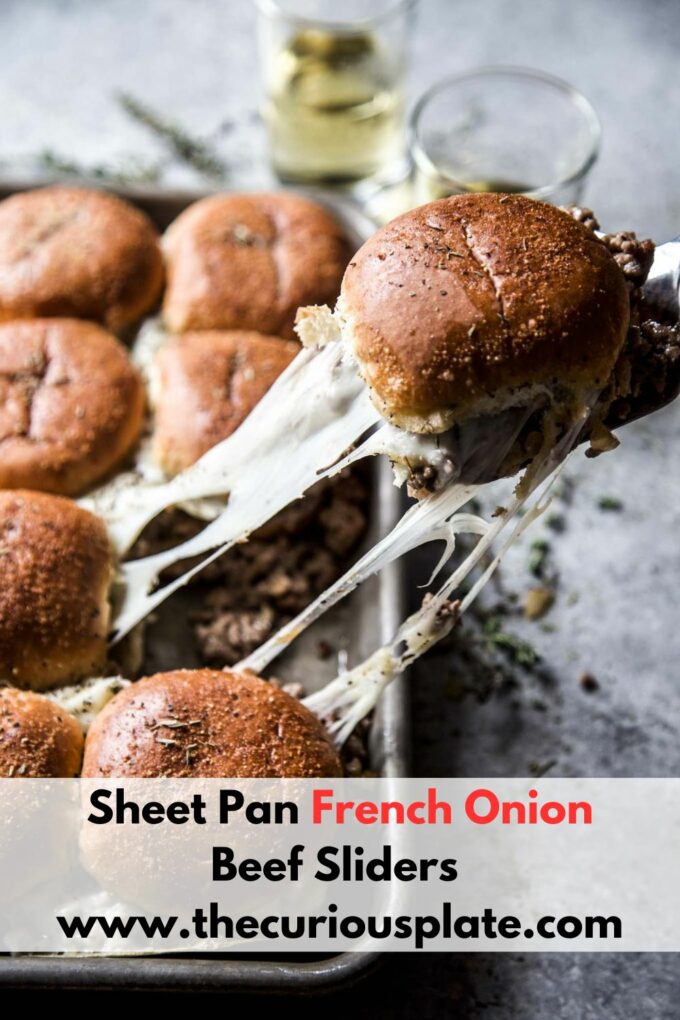 sheet pan french onion beef sliders