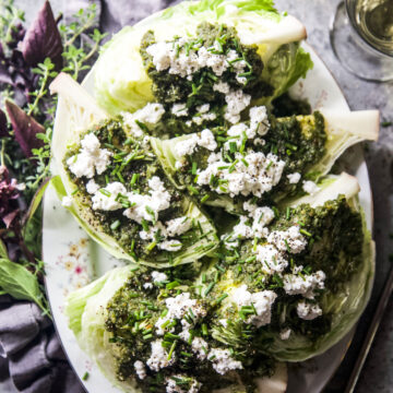 Easy Tabouli-Style Wedge Salad. 