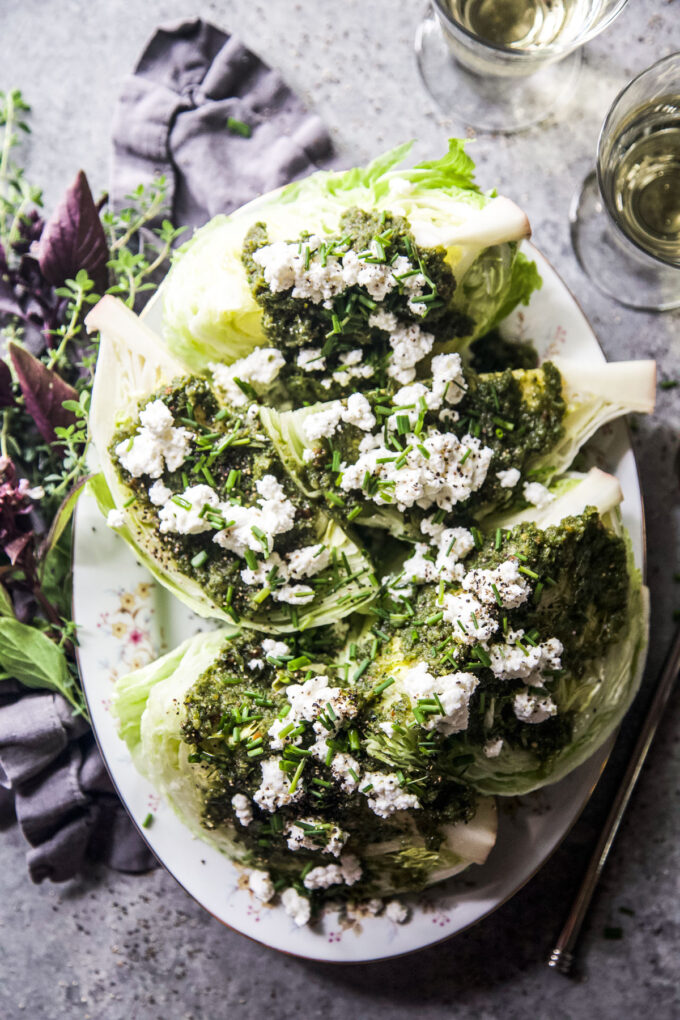 Easy Tabouli-Style Wedge Salad. 