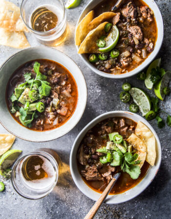 Slow Cooker American Lamb Shoulder Tex-Mex Tortilla Soup www.thecuriousplate.com