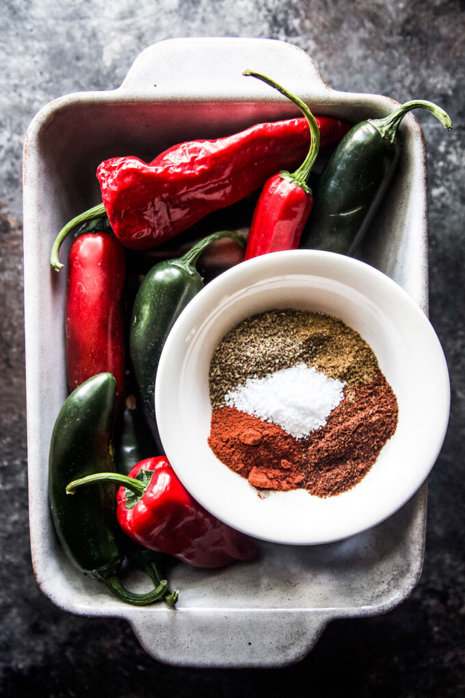 chili spices in a bowl