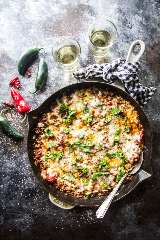 Chili Spiced Beef Orzo