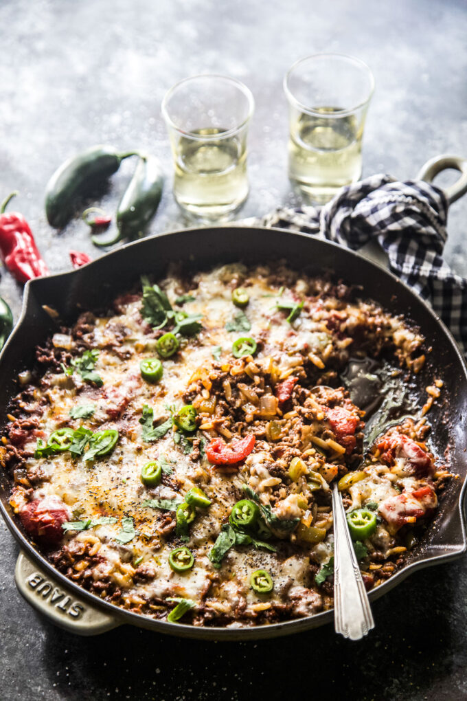 Chili Spiced Beef Orzo