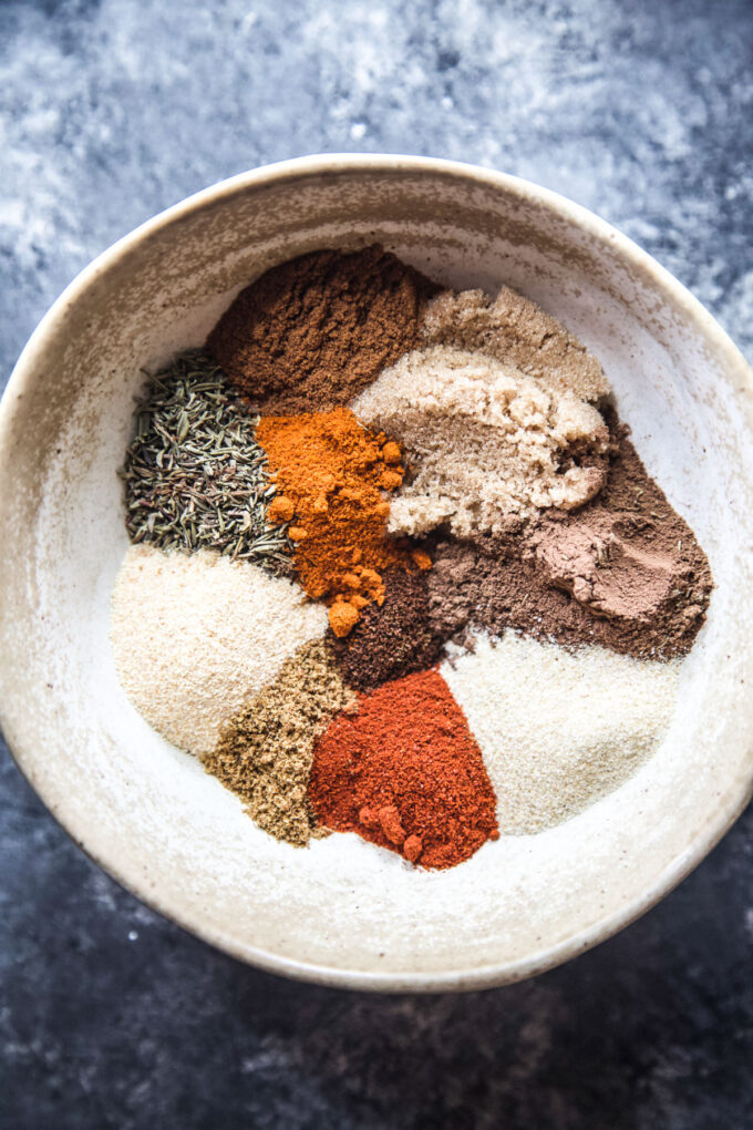 homemade jerk seasoning in a bowl