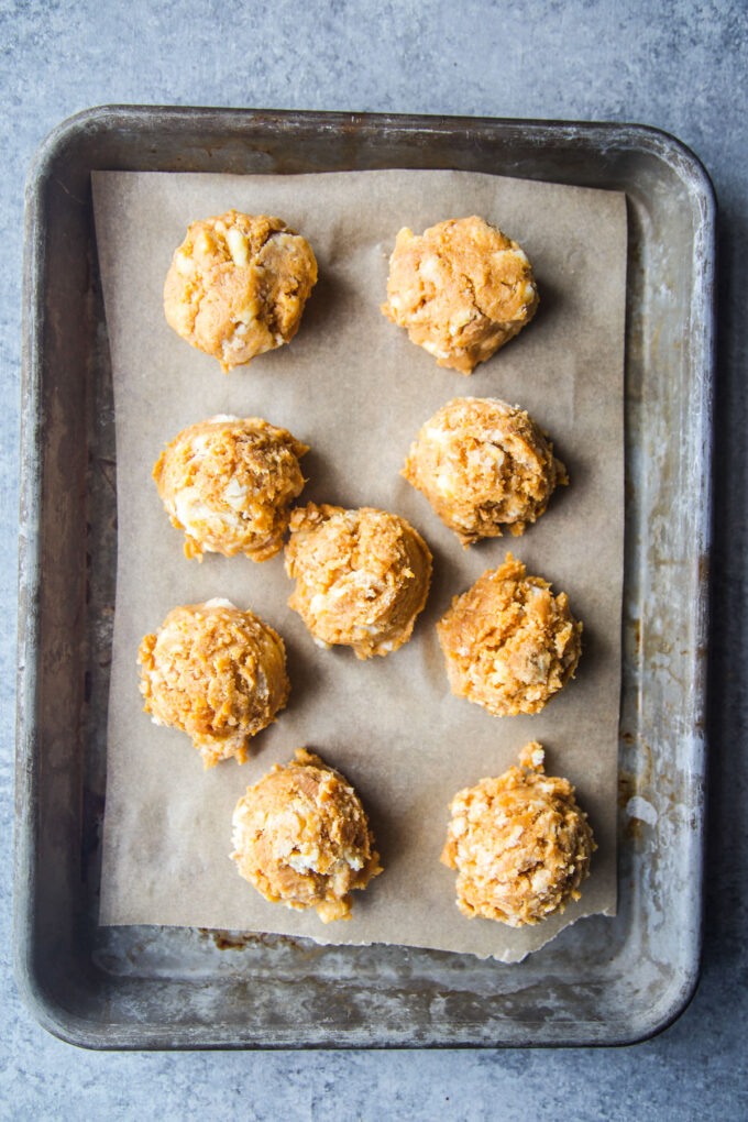 Leftover Pumpkin Pie Bites with Crushed Pepitas