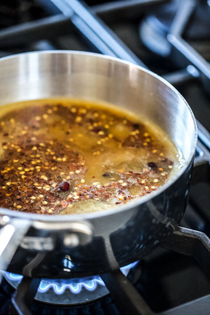 cranberry mustard glaze