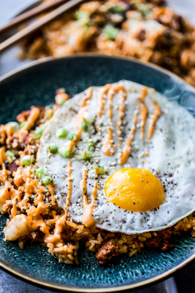 Chorizo and Shrimp Fried Rice