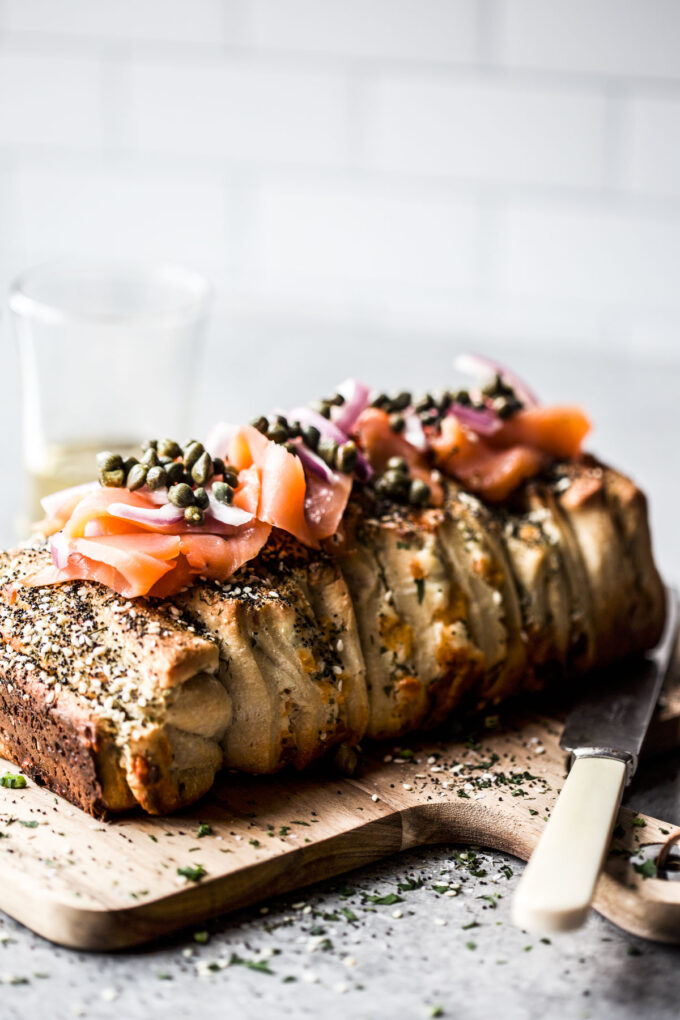 Cream Cheese Bagel & Lox
Pull-Apart Loaf
