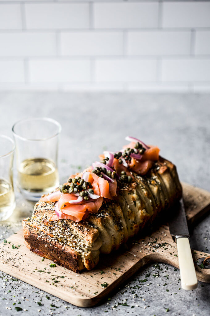 Cream Cheese Bagel & Lox
Pull-Apart Loaf