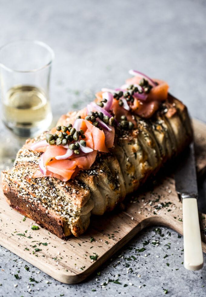 Cream Cheese Bagel & Lox
Pull-Apart Loaf