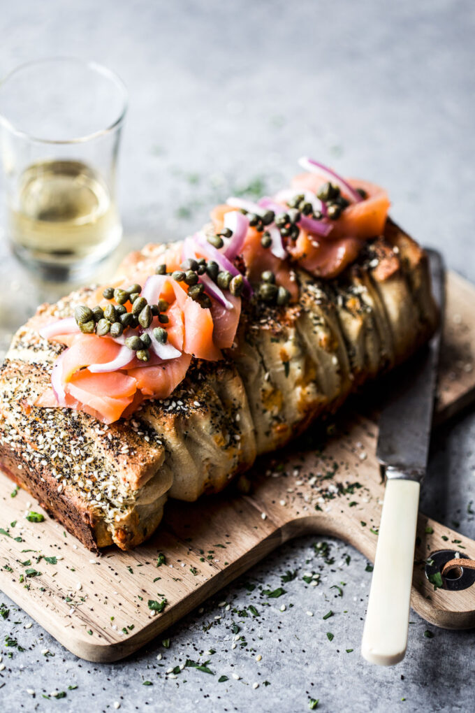 Cream Cheese Bagel & Lox
Pull-Apart Loaf