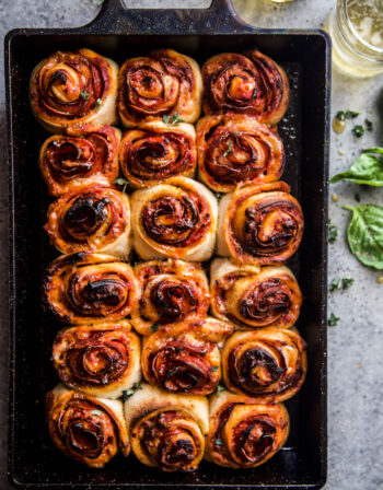 Detroit-Style Pepperoni Rose Pizza