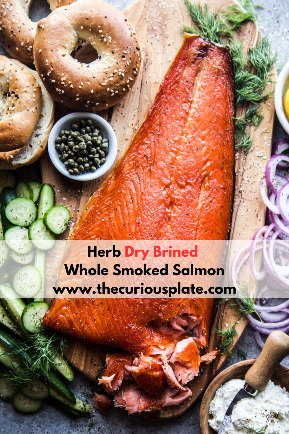 Herb Dry Brined Whole Smoked Salmon
